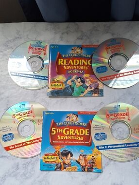 The Clue Finders Reading & 5th Grade Adventures CD-ROM Set